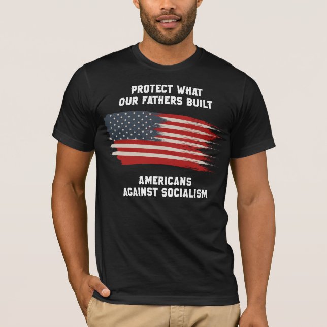 Camiseta Antisocialismo Estados Unidos 4 De Julio Capitalis (Anverso)