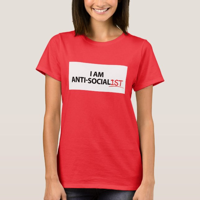 Camiseta antisocialista (Anverso)