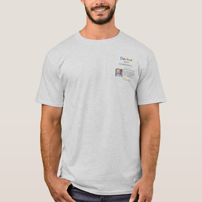 Camiseta ANTISTRESS internet DOCTOR google INTERNIST (Anverso)