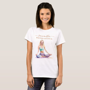 CAMISETA ANTISTRESS KEEP CALM & CARRY ON QUOTE