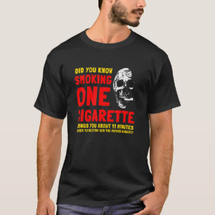 Camiseta antitabaco Fumar te acerca a nuestro Hacedor