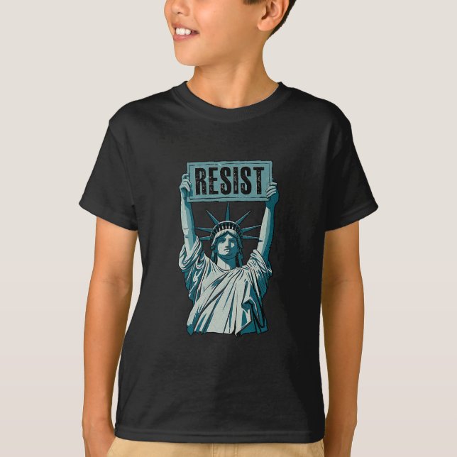 Camiseta Antitrup Resiste No Es Mi Presidente  (Anverso)