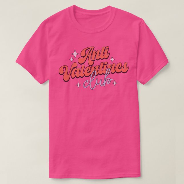 Camiseta AntiValentines Club (Diseño del anverso)