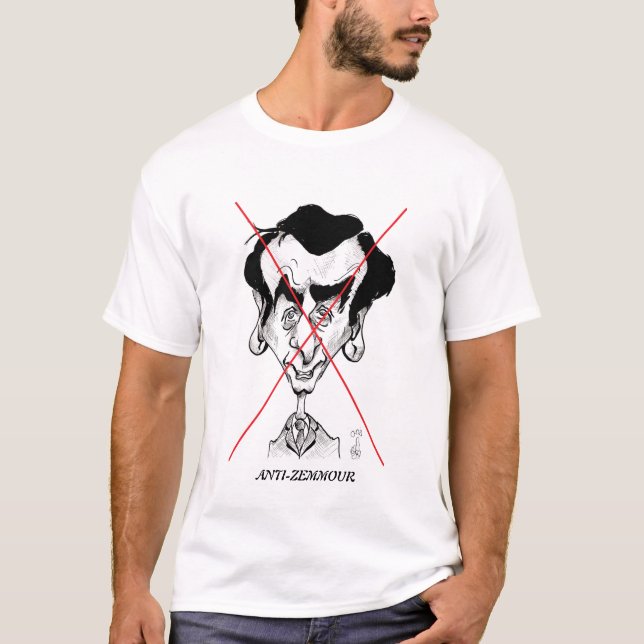 Camiseta AntiZemmour (Anverso)
