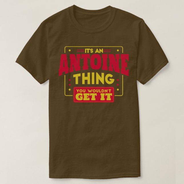 Camiseta Antoine (Diseño del anverso)