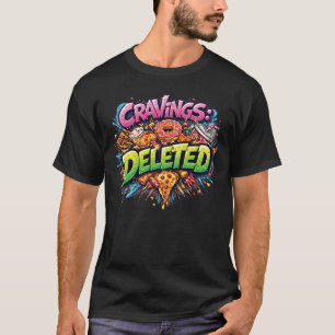 Camiseta Antojos Eliminados – Gráfica de Comida Chatarra de