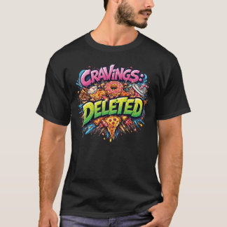 Camiseta Antojos Eliminados – Gráfica de Comida Chatarra de