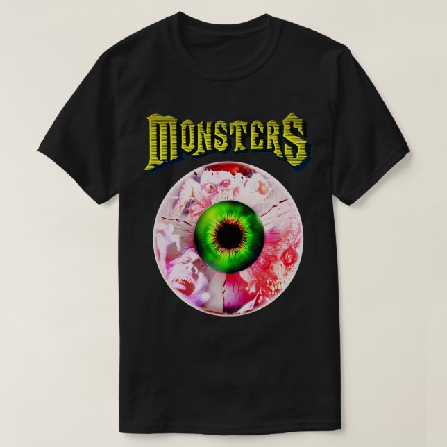 Camiseta Antología del horror del culto de los MONSTERS 80 (Diseño del anverso)