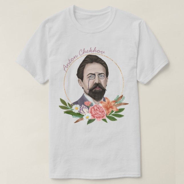 Camiseta Anton Chekhov (Diseño del anverso)