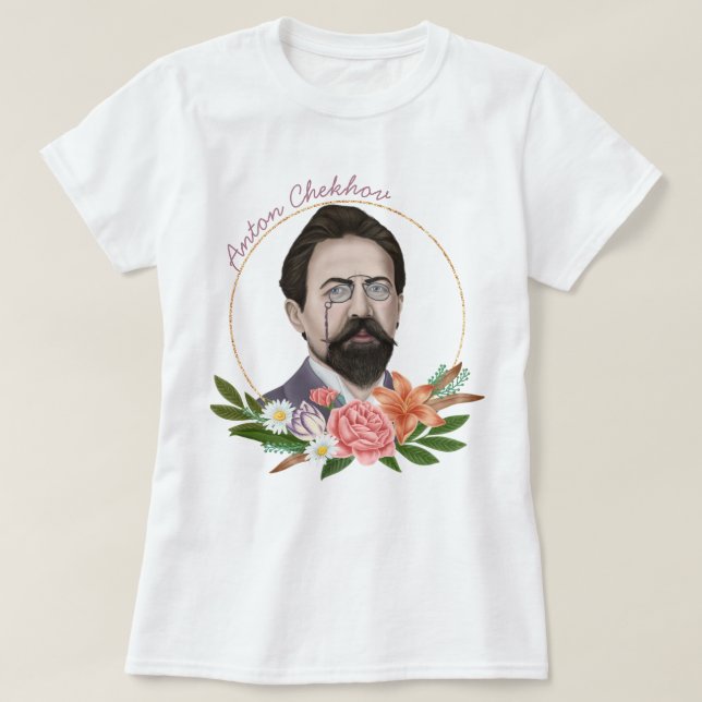 Camiseta Anton Chekhov (Diseño del anverso)