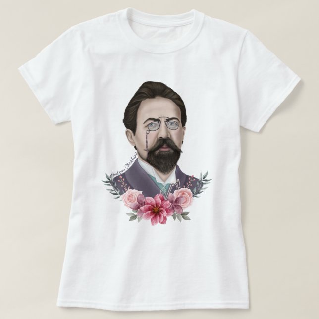 Camiseta Anton Chekhov T-Shirt (Diseño del anverso)