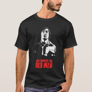 Camiseta Anton Chigurh (Javier Bardem) No País Para El Viej