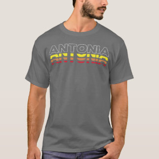 Camiseta Antonia Nombre Funny Vintage Atardecer Antonia bo