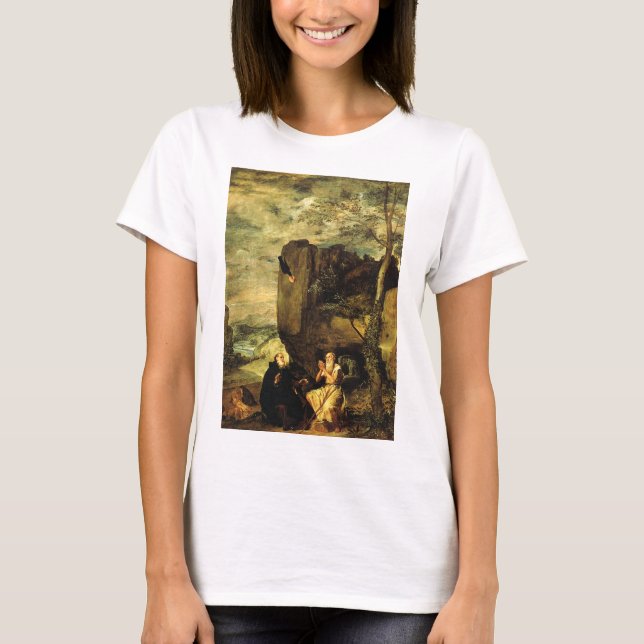 Camiseta Antonio el Grande y Pablo de Tebas (Anverso)