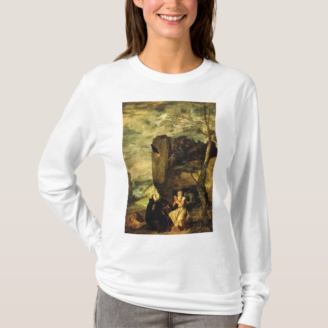 Camiseta Antonio el Grande y Pablo de Tebas (Anverso)