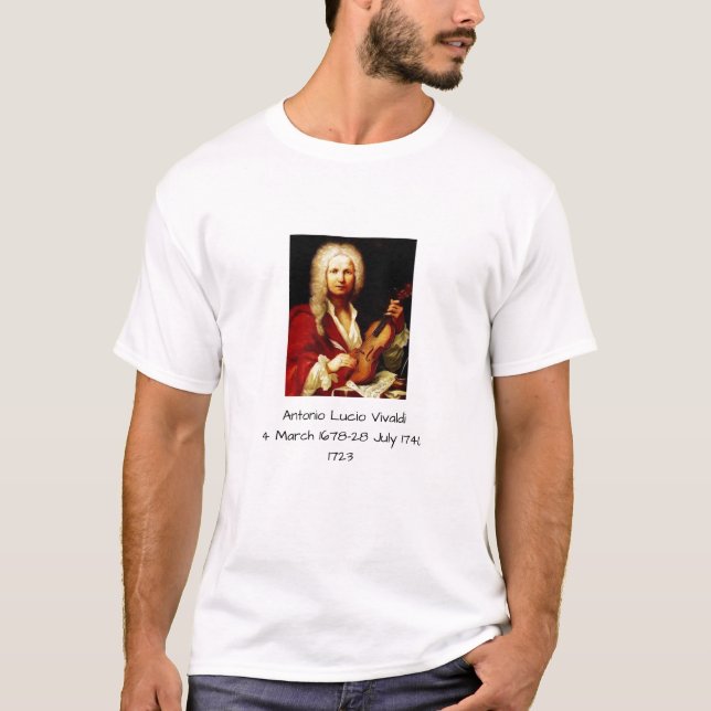 Camiseta Antonio Lucio Vivaldi 1723 (Anverso)