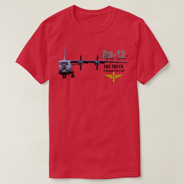 Camiseta Antonov 12 4 (Diseño del anverso)