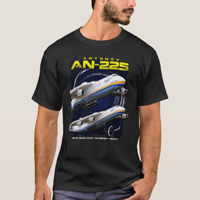 Camiseta Antonov AN-225 Aeródromo de transporte súper pesad (Anverso)