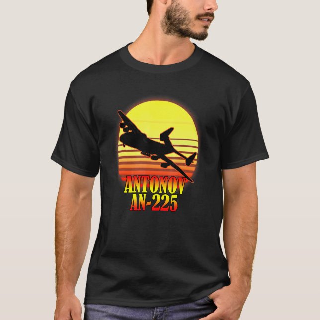 Camiseta Antonov Un Avión De 225 Cargo Jet (Anverso)