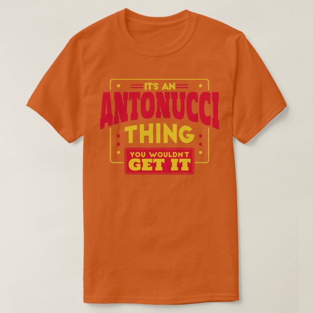 Camiseta Antonucci (Diseño del anverso)