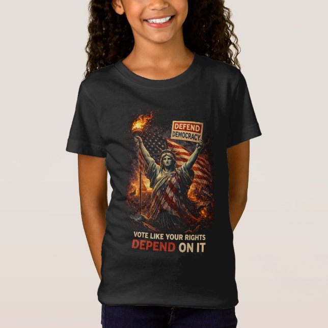 Camiseta Antorcha de la Democracia (Anverso)