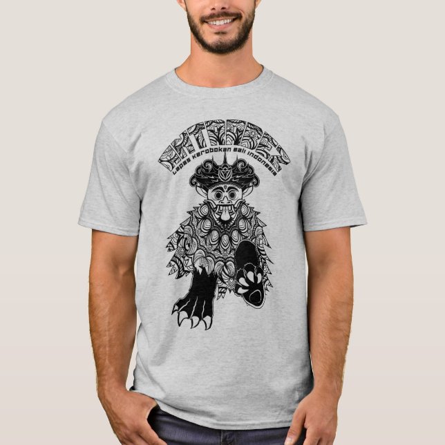 Camiseta Antrabez bali Barong diseño T-Shirt (Anverso)