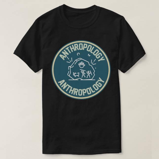 Camiseta Antropología Social, Antropología Estudiante T-Shi (Diseño del anverso)