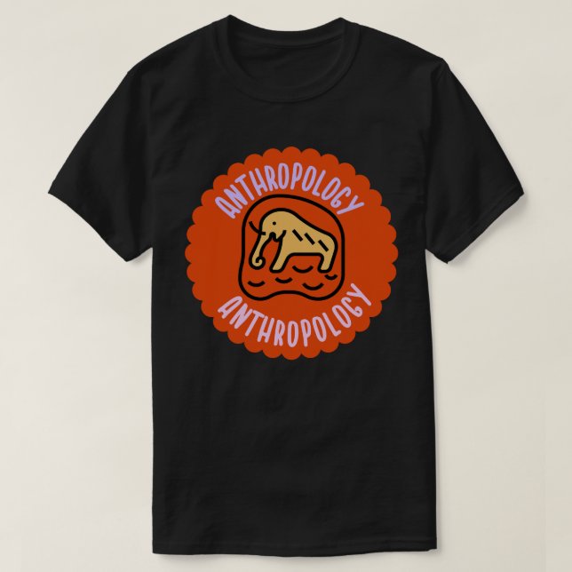 Camiseta Antropología social, estudiante de antropología (Diseño del anverso)