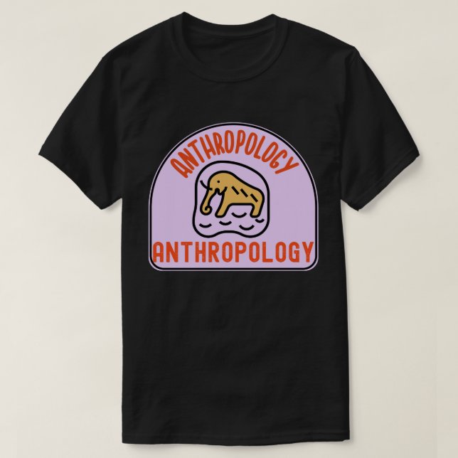 Camiseta Antropología social, estudiante de antropología (Diseño del anverso)