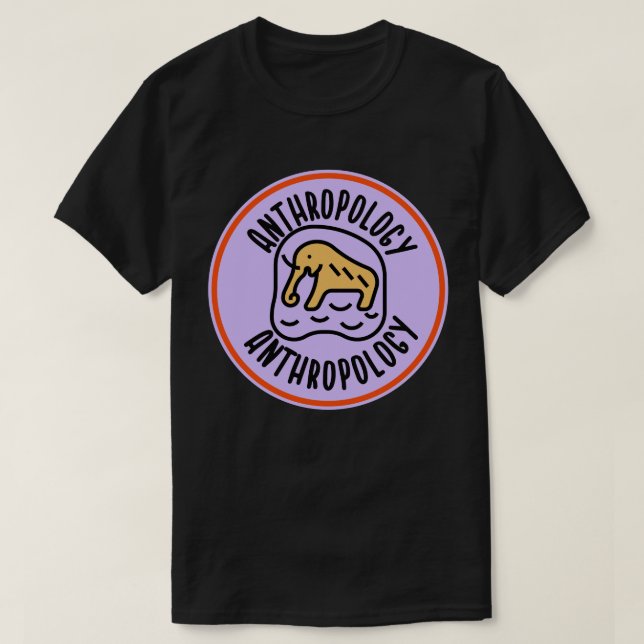 Camiseta Antropología social, estudiante de antropología (Diseño del anverso)