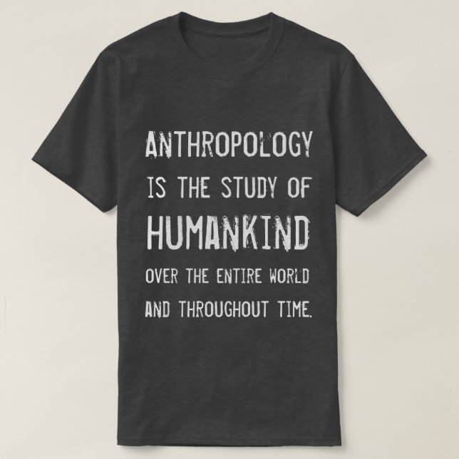 Camiseta Antropólogo fresco de la antropología de la (Diseño del anverso)