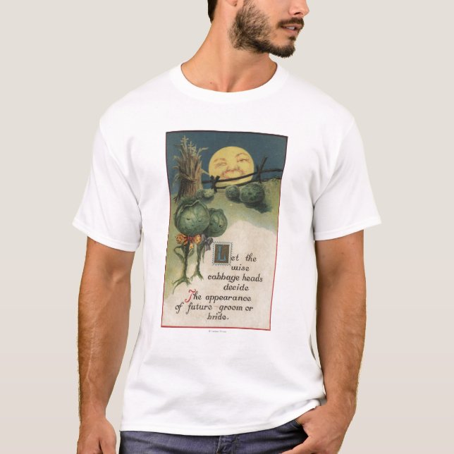 Camiseta Antropomorfismo de Halloween GreetingCabbage (Anverso)