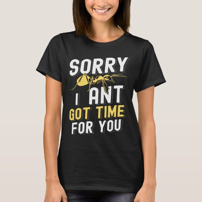 Camiseta Ants Insects Beetle Bug Entomology (Anverso)