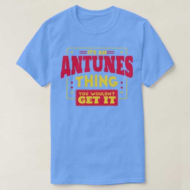 Camiseta Antunes (Diseño del anverso)