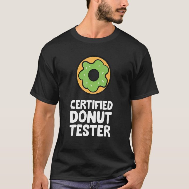 Camiseta Anuario certificado de prueba de donut (Anverso)