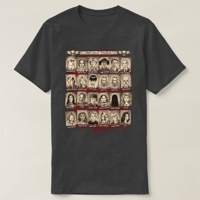 Camiseta Anuario de HellSchool (Diseño del anverso)