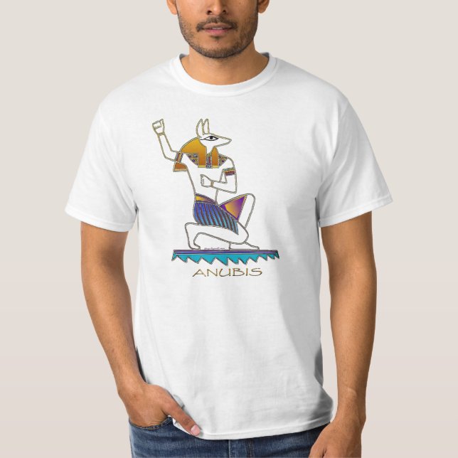 Camiseta ANUBIS Arte De Dios Antiguo Egipcio (Anverso)