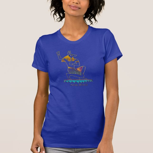 Camiseta ANUBIS Arte De Dios Antiguo Egipcio (Anverso)