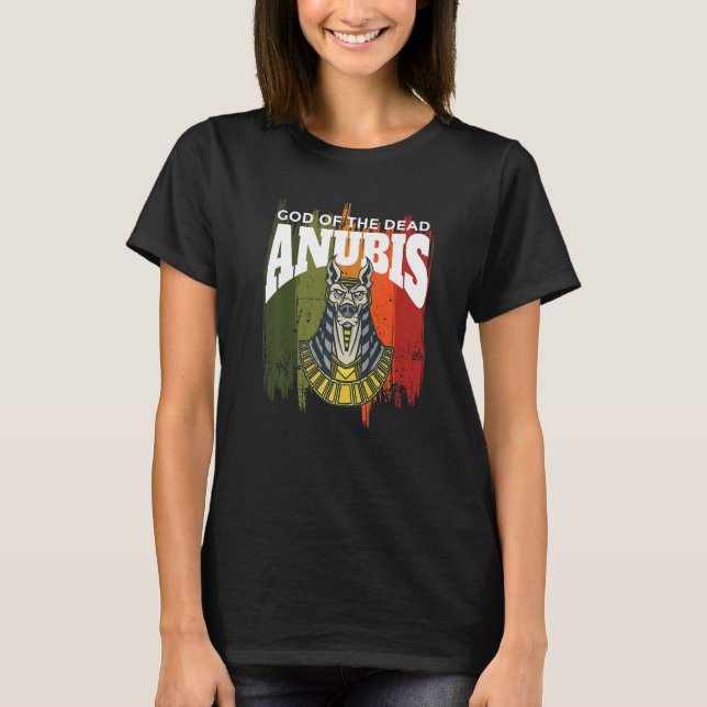 Camiseta Anubis Dios de los Muertos Egipto Faraón Esfinge E (Anverso)