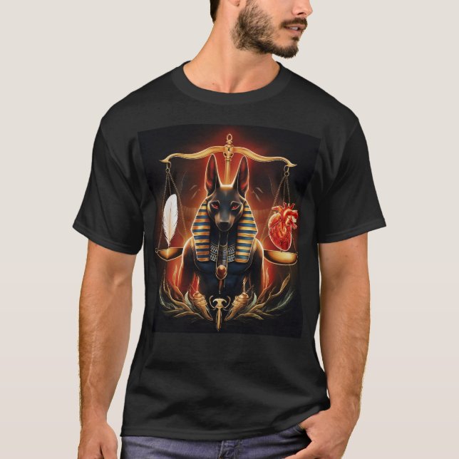 Camiseta Anubis: Dios Egipcio De La Muerte (Anverso)