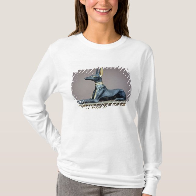 Camiseta Anubis, dios egipcio de los muertos de un pecho (Anverso)