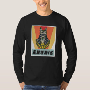 Camiseta Anubis Egiptología Dios de los Muertos Egipto Fara