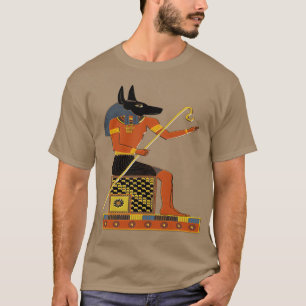 Camiseta Anubis Egyptian Folk Art