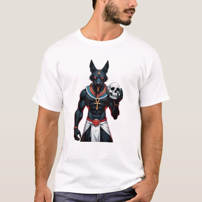 Camiseta Anubis – Guardián del Inframundo (Anverso)