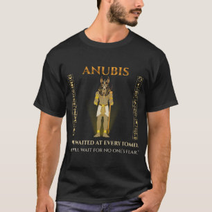 Camiseta Anubis Guardián Intrépido de la Tumba Antiguo Egip
