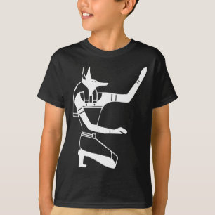 Camiseta Anubis, jeroglífico egipcio
