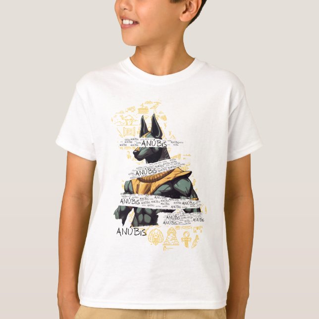 Camiseta Anubis Kids T-Shirt (Anverso)
