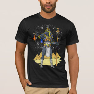 Camiseta Anubis Matiología del Dios Antiguo Egipcio Ankh