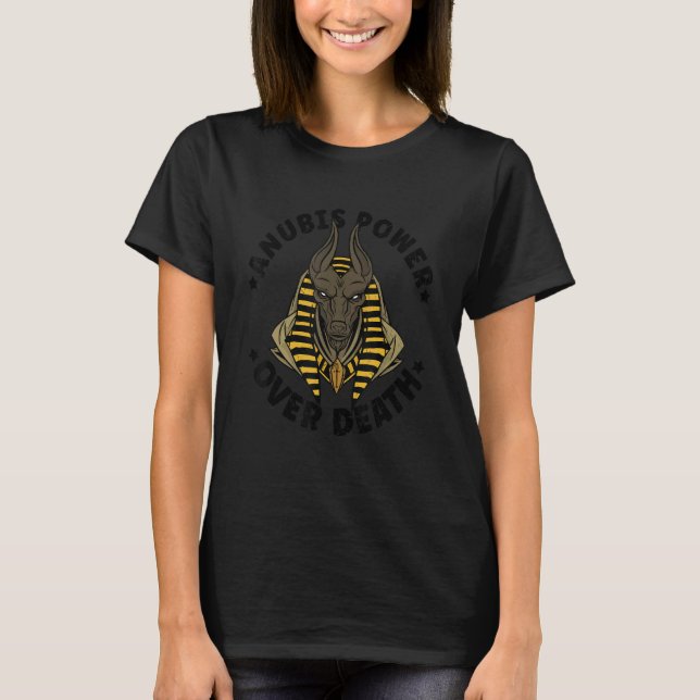 Camiseta Anubis Poder Sobre La Muerte Dios De La Muerte (Anverso)