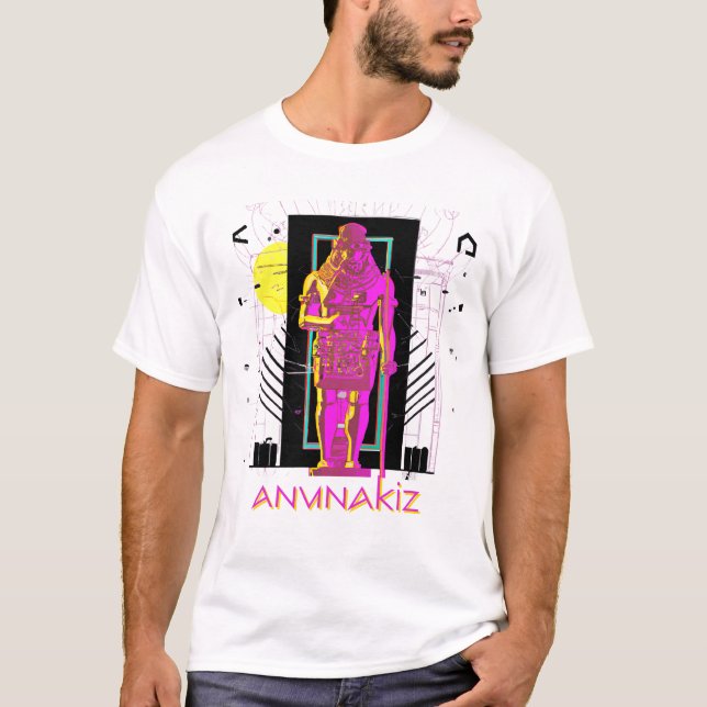 Camiseta Anunakiz Neon Anunnaki Guardian (Anverso)